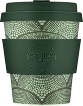 Ecoffee Cup Not that Juan PLA - Koffiebeker to Go 240 ml - Groen Siliconen