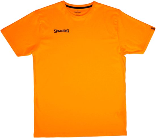 Spalding Essential T-Shirt Kinderen - Oranje | Maat: 140