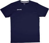 Spalding Essential T-Shirt Kinderen - Marine | Maat: 152