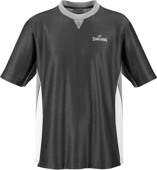 Spalding Pro Scheidsrechtersshirt Heren - Zwart / Grijs | Maat: M