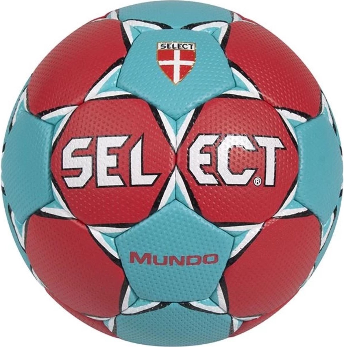 Select Mundo V22 Handbal - Lichtblauw / Rood | Maat: 0-KIDS