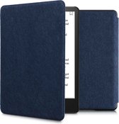kwmobile hoes geschikt voor Amazon Kindle Paperwhite 11. Generation 2021 - e-reader beschermhoes van vilt - donkerblauw