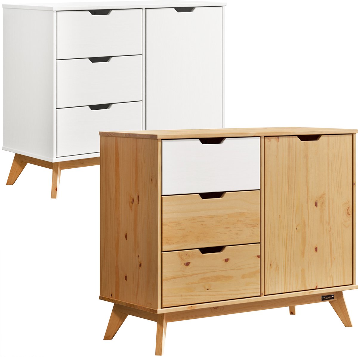 Rivièra Maison Ladenkast Del Rey Eikenhout, 85 x 80cm - 532720
