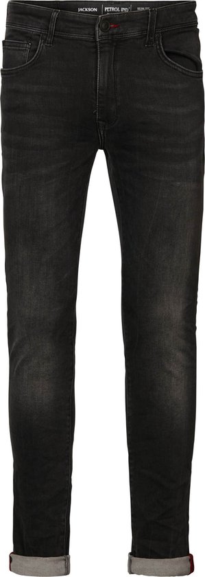 Petrol Industries - Heren Jackson Slim Fit Jeans jeans - Zwart - Maat 33