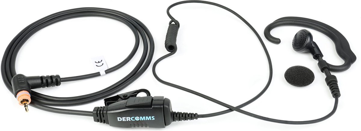 DerComms® Portofoon oortje voor Motorola portofoons | SL1600 SL2600 SL4000 SL4010
