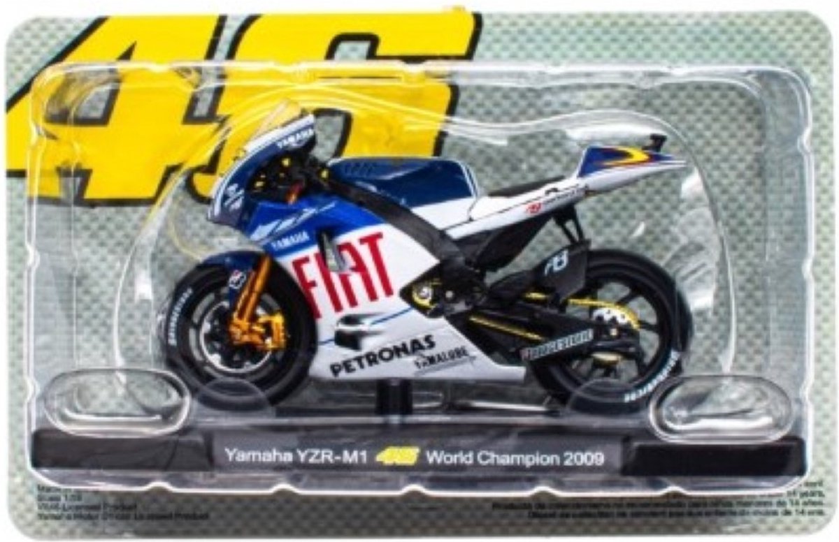 Leo Models - Valentino Rossi's Bikes 46 -Yamaha YZR-M1 - World Champion - niet geschikt voor kinderen jonger dan 14 jaar.