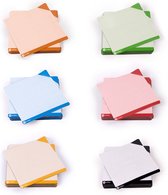 Rewrities Notes multi color kit - 48 Dry Erase magneetkaarten 10 x 10 cm - met whiteboard marker & Rewipie - Herbruikbare magnetische notes voor taken, planning, projecten, organisatie