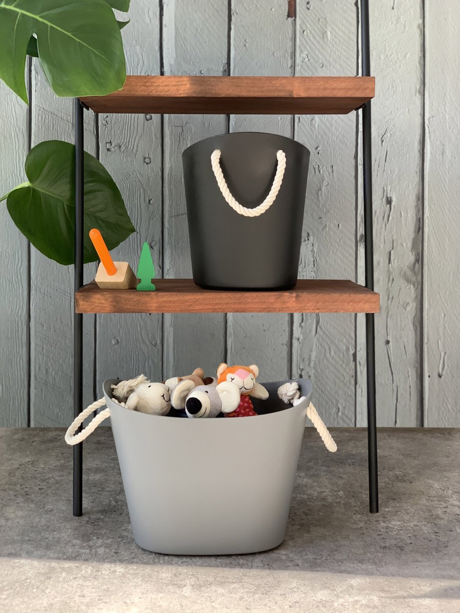 Panier De Rangement Hachiman Balcolore S 7L - Polypropylène Marron - Neuf Japon