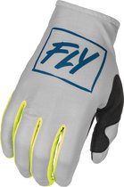 FLY Racing Lite Gloves Grey Teal Hi-Vis 2XL - Maat 2XL - Handschoen