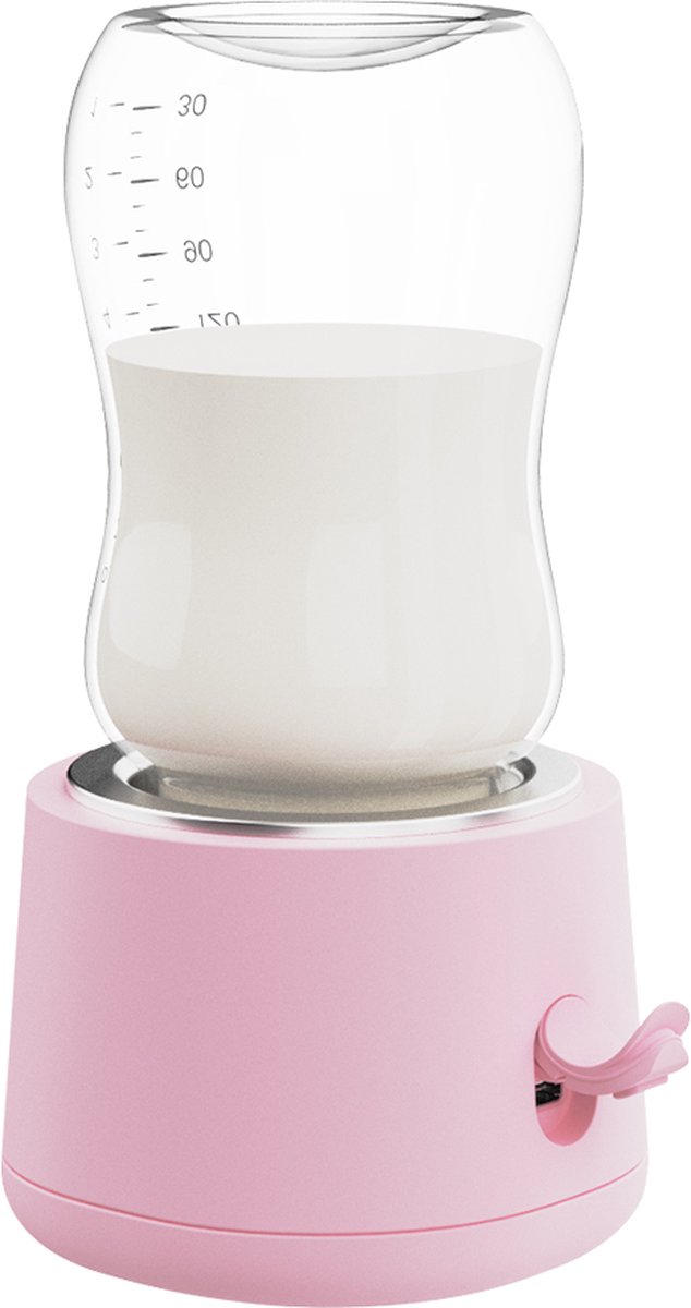 MyBambini's MAX Draagbare Flessenwarmer voor Onderweg - Beste Baby Flessenwarmer voor op Reis, Oplaadbare Flessenwarmer voor Borstvoeding en Water - Geschikt voor: BIBS, Difrax, Dr. Brown's & Medela