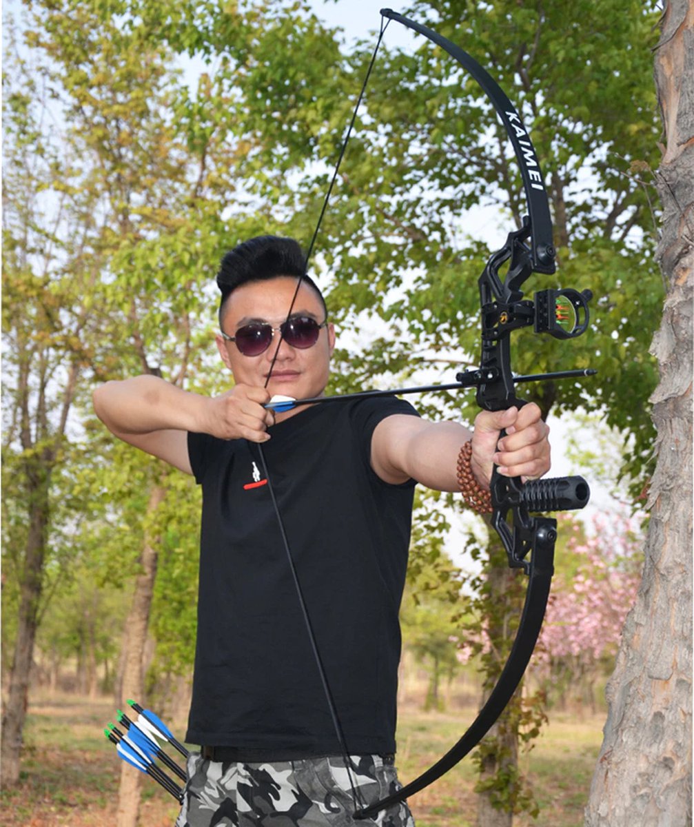 Arc professionnel Top Archery pour Adultes - Tir à l'arc - Droitier - 1,5  kg - 140 cm | bol