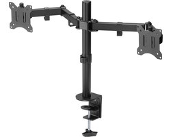 Goobay Dual Monitorbeugel Flex voor monitoren tussen 17 en 32 inch (43-81 cm)