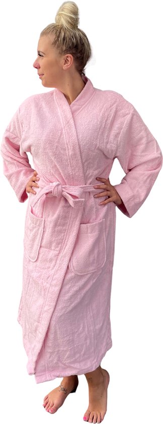 Natuur test Schurk Kimono badstof katoen – lang model – unisex – badjas dames – badjas heren –  sauna -... | bol.com