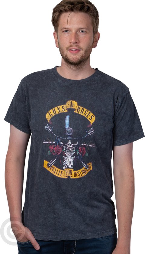 Rockstarz T-shirt Guns 'N Roses "Appetite For Destruction" Dip Dye (L)