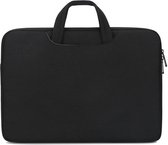 Laptoptas 15.4 inch - Laptophoes & Laptop Sleeve - met handvat en opbergvak - Zwart