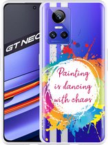 Realme GT Neo 3 Hoesje Painting - Designed by Cazy