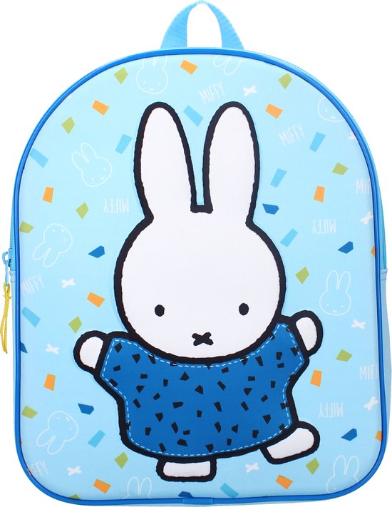 Nijntje Always Be You Rugzak 3D - Blauw - Polyester - 9.2 L - Rugzak Jongens - Rugzak Kind