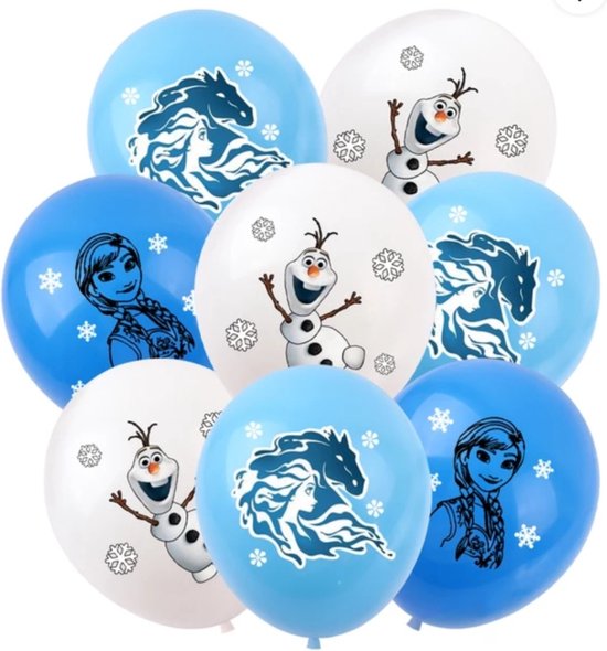 Frozen ballonnen 12 stuks 12 inch-kinderfeest-animatie-Frozen