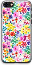 Case Company® - Hoesje geschikt voor iPhone 8 hoesje - Little Flowers - Soft Cover Telefoonhoesje - Bescherming aan alle Kanten en Schermrand