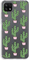 Case Company® - Hoesje geschikt voor Samsung Galaxy A22 5G hoesje - Cactus Lover - Soft Cover Telefoonhoesje - Bescherming aan alle Kanten en Schermrand