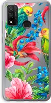 Case Company® - Hoesje geschikt voor Huawei P Smart (2020) hoesje - Papegaaien - Soft Cover Telefoonhoesje - Bescherming aan alle Kanten en Schermrand