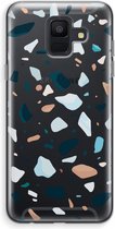 Case Company® - Hoesje geschikt voor Samsung Galaxy A6 (2018) hoesje - Terrazzo N°13 - Soft Cover Telefoonhoesje - Bescherming aan alle Kanten en Schermrand