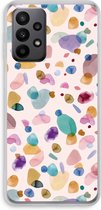 Case Company® - Hoesje geschikt voor Samsung Galaxy A23 hoesje - Terrazzo Memphis - Soft Cover Telefoonhoesje - Bescherming aan alle Kanten en Schermrand