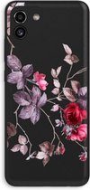 Case Company® - Hoesje geschikt voor Samsung Galaxy A03 hoesje - Mooie bloemen - Soft Cover Telefoonhoesje - Bescherming aan alle Kanten en Schermrand