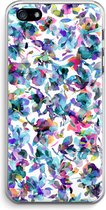 Case Company® - Hoesje geschikt voor iPhone 5 / 5S / SE (2016) hoesje - Hibiscus Flowers - Soft Cover Telefoonhoesje - Bescherming aan alle Kanten en Schermrand