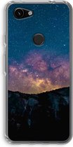 Case Company® - Hoesje geschikt voor Google Pixel 3a hoesje - Travel to space - Soft Cover Telefoonhoesje - Bescherming aan alle Kanten en Schermrand