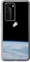 Case Company® - Hoesje geschikt voor Huawei P40 Pro hoesje - Alone in Space - Soft Cover Telefoonhoesje - Bescherming aan alle Kanten en Schermrand