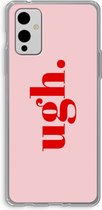 Case Company® - Hoesje geschikt voor OnePlus 9 hoesje - Ugh - Soft Cover Telefoonhoesje - Bescherming aan alle Kanten en Schermrand