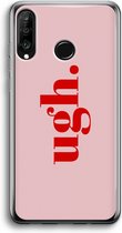Case Company® - Hoesje geschikt voor Huawei P30 Lite hoesje - Ugh - Soft Cover Telefoonhoesje - Bescherming aan alle Kanten en Schermrand
