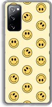 Hoesje geschikt voor Samsung Galaxy S20 FE / S20 FE 5G hoesje - Smiley N°2 - Soft Cover Telefoonhoesje - Bescherming aan alle Kanten en Schermrand