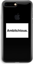 Case Company® - Hoesje geschikt voor iPhone 7 PLUS hoesje - Ambitchious - Soft Cover Telefoonhoesje - Bescherming aan alle Kanten en Schermrand
