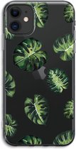 Case Company® - Hoesje geschikt voor iPhone 11 hoesje - Tropische bladeren - Soft Cover Telefoonhoesje - Bescherming aan alle Kanten en Schermrand