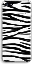 Case Company® - Hoesje geschikt voor iPhone 5 / 5S / SE (2016) hoesje - Zebra pattern - Soft Cover Telefoonhoesje - Bescherming aan alle Kanten en Schermrand