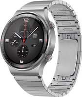 Stalen Smartwatch bandje - Geschikt voor Huawei Watch GT 2e metalen bandje - zilver - Strap-it Horlogeband / Polsband / Armband - GT2E