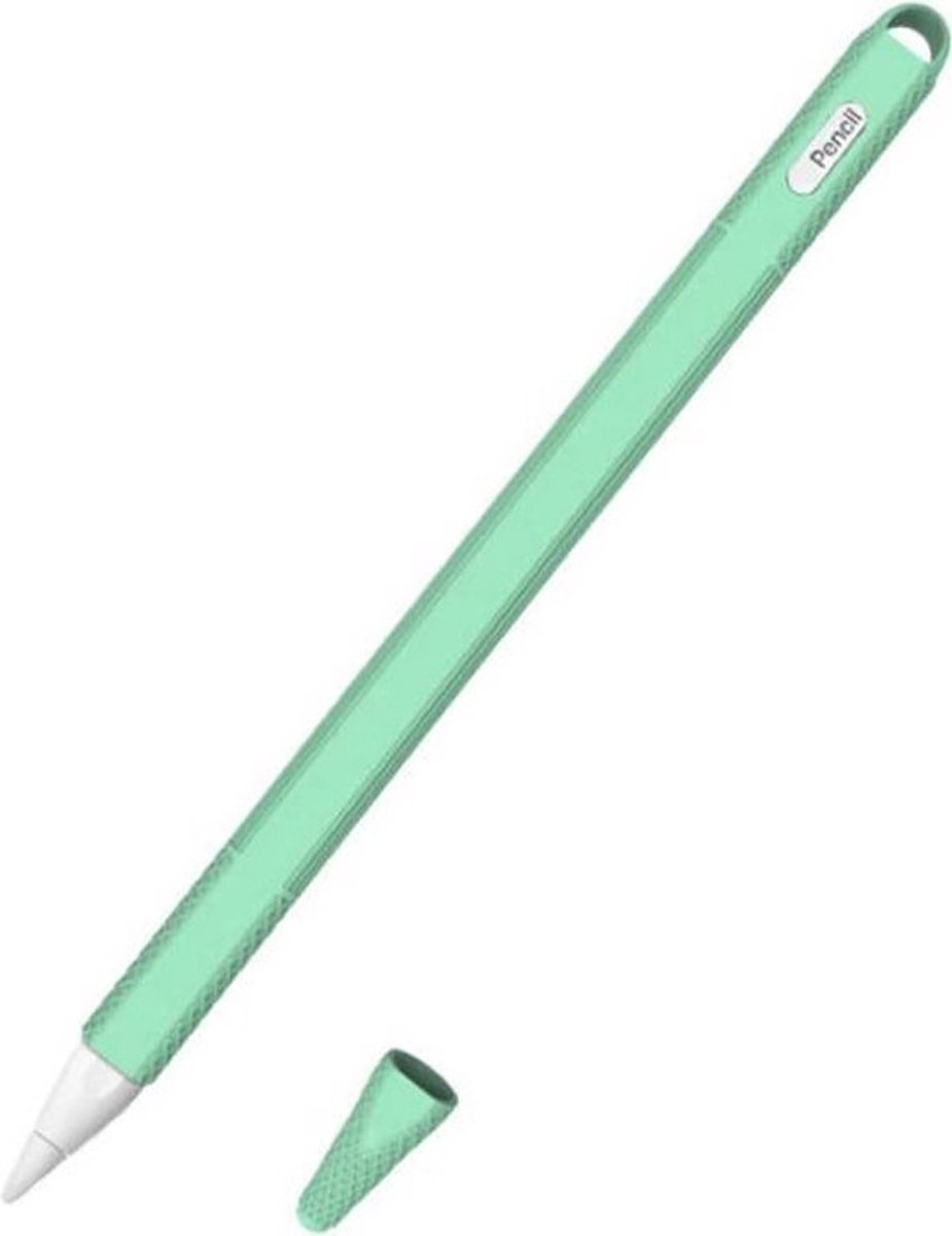 Apple pencil Beschermhoes – Geschikt voor Apple Pencil 2 – Handdetectie – Mint groen