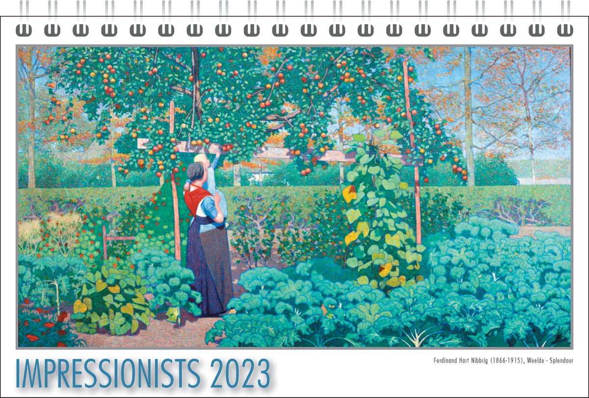 Impressionisten bureaukalender 2023
