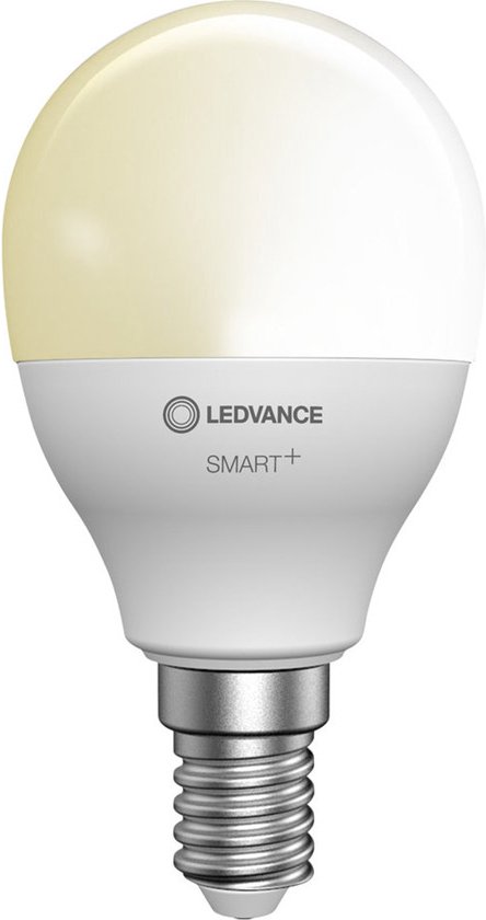 Lampe LED LEDVANCE - Culot : E14 - Blanc chaud - 2700 K - 5 W - SMART+ Mini ampoule Dimmable