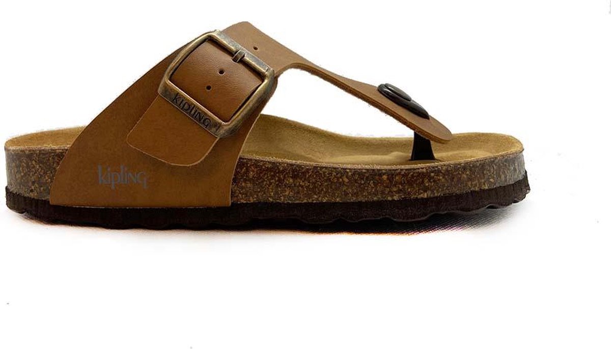Bruine Kipling Sandalen Juan 4 Cognac