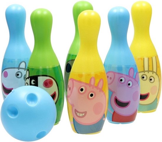 Peppa pig Bowlingset spel spelletjes bowlingspel bowlen