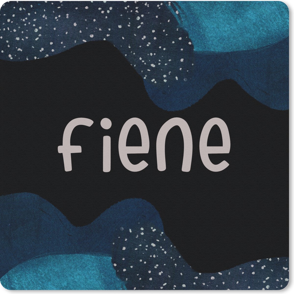 Muismat 30x30 cm - Mousepad Fiene - Pastel - Meisje - Muismatten
