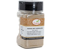 Tuana Kruiden - Peper Wit Gemalen - Bakje 50 Gram - KP0207
