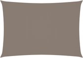vidaXL Parasol Rectangulaire 3x4 m Tissu Oxford Taupe