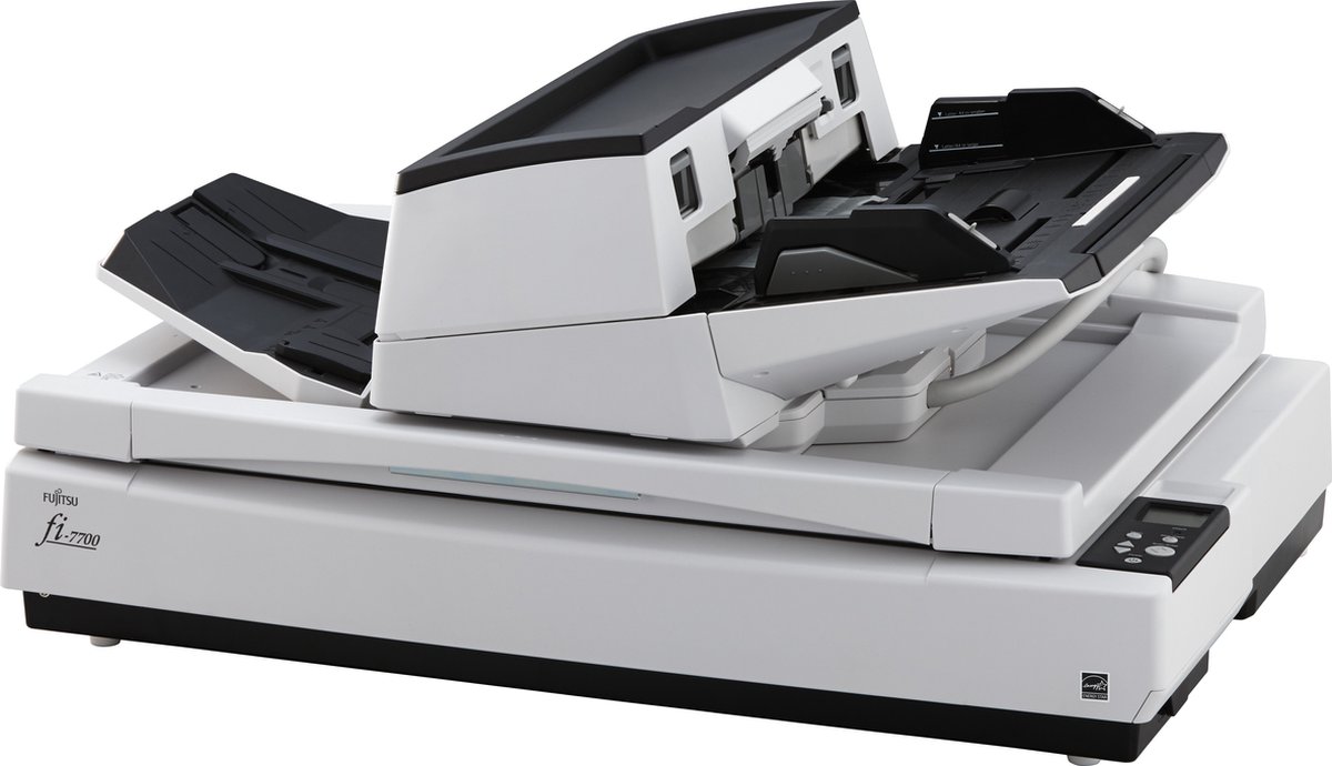 Fujitsu fi-7700 Flatbed & ADF scanner 600 x 600DPI A3 Zwart, Wit