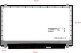 A-Grade 15.6" Laptop Scherm - 1366x768 - Mat(Anti Reflectie) - 30.Pins - Compatible met P/N: B156XTN03.1 - LP156WH3 TP S1 - N156BGE E41