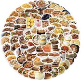 Winkrs | Gerechten Stickers | Eten, voedsel, restaurant | 100 stuks