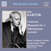 Benny Goodman, Joseph Szigeti, Béla Bartók - Bartók: Contrasts/Rhapsody No.1/Mikrokosmos (CD)